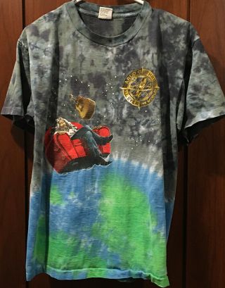 Arlo Guthrie Authentic Vintage All Over The World Tour T Shirt Tie Dye Very Rare