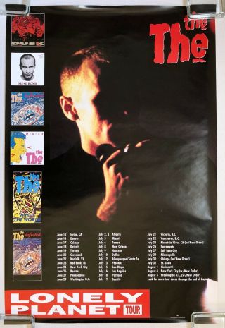 The The Lonely Planet Tour 1993 Epic Records Us Promo Only Poster Matt Johnson