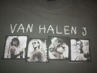 1998 Van Halen Iii World Tour Concert (xl) Shirt Eddie Alex Gary Cherone Michael