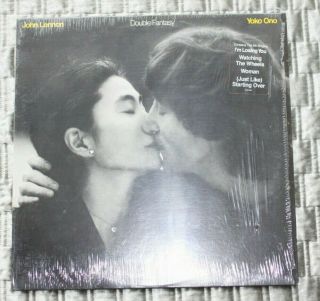 The Beatles John Lennon Yoko Ono Double Fantasy Hype Sticker 4 Songs Rare