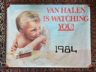 Van Halen 1984 promo poster 