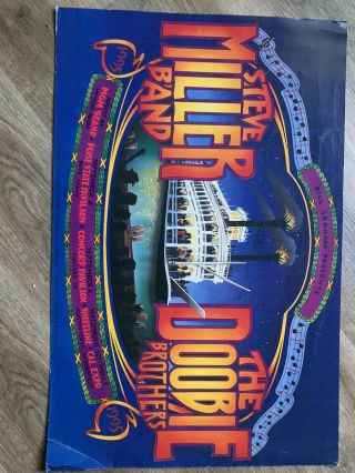 Steve Miller Band And The Doobie Brothers Tour Poster 95 San Fran.