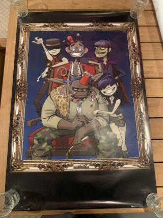 2006 Gorillaz Phase 2 Poster By Jamie Hewlett Rare Oop Officially Licensed