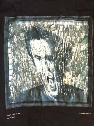 Vintage 1993 Peter Gabriel Secret World Tour Concert T - Shirt Size L 100 Cotton