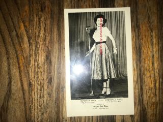 Roberta Linn Aragon Ballroom Photograph Postcard Autographed