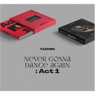 Taemin 3rd Album Never Gonna Dance Again : Act 1 [2 Album Set] Cd Photobook Dhl
