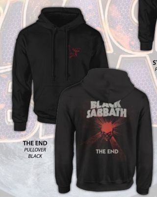 Black Sabbath The End Concert Tour Hoodie Small
