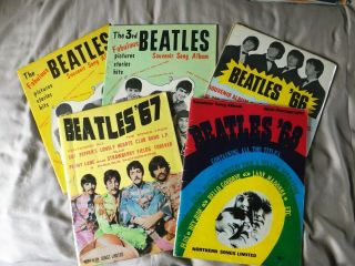 The Beatles Souvenir Song Albums,  1963,  1965,  1966,  1967,  1968