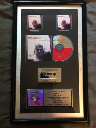 Riaa Matchbox 20 Multi - Platinum Sales For Yourself Or Someone Like You
