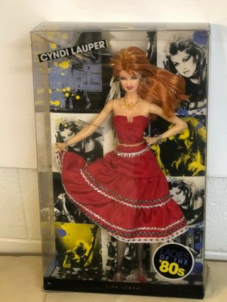 Barbie Cyndi Lauper Ladies Of The 80s Collector Doll Pink Label Bnib