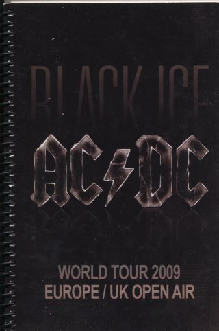 Ac Dc - Tour - Itinerary - 2009 - Europe/uk