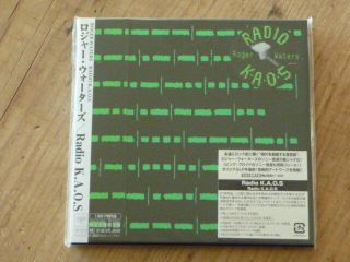 Pink Floyd: Roger Waters: " Radio Kaos " Japan Mini - Lp Cd Mhcp - 692 W/ Sticker [qu