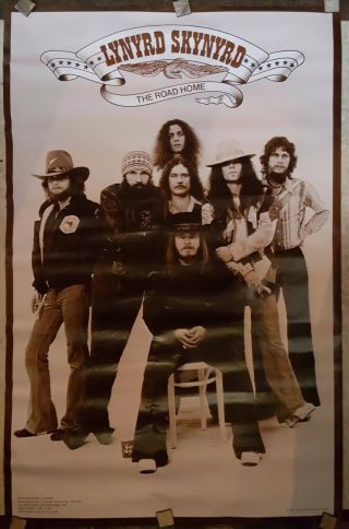 Lynyrd Skynyrd Poster 1977 Approx 22 X 33