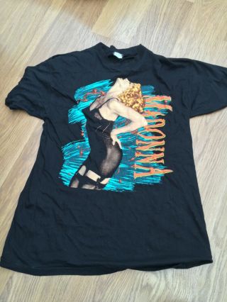 Madonna - Blond Ambition Tour T Shirt - Official - Xl