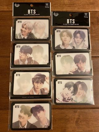 Bts T - Money Official Limited 7 Lenticular Card Set (us Ship Only)
