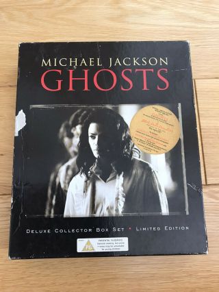 Michael Jackson Ghosts Limited Edition Vhs Boxed Set,  With Booklet & 2 X Cd’s
