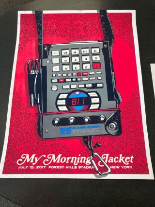 My Morning Jacket Forest Hills Queens 2017 Reno Poster