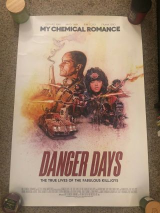 My Chemical Romance Danger Days Action Movie Poster