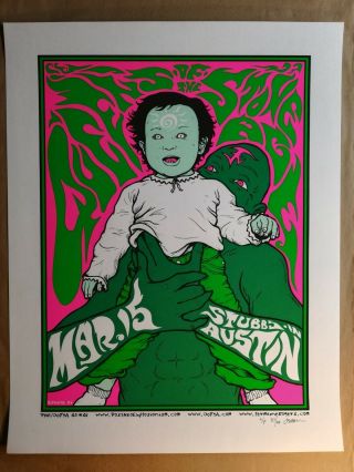 Queens Of The Stone Age 2005 Concert Poster - Houston,  Tx - Jermaine Rogers A/p