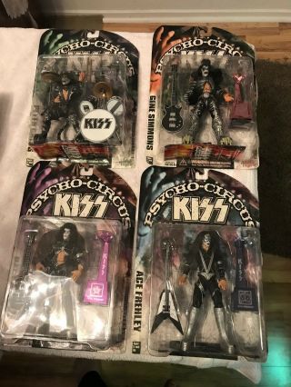 Kiss Welcome To The Psycho Circus - Action Figures - Complete Set Of Four