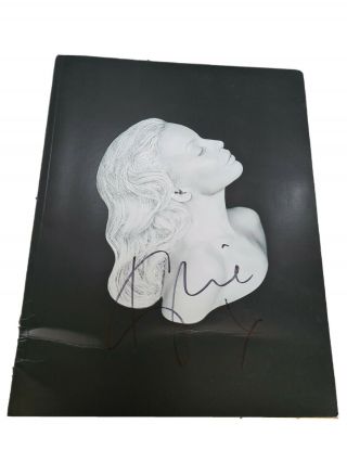 Kylie Minogue Aphrodite Les Folies Tour 2011 Programme (book Rare Embossed)