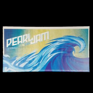 Pearl Jam Us Tour Poster Spring 2006 Wave Poster Klausen Ames