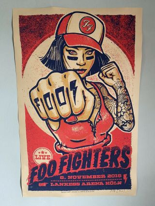 Foo Fighters 2015 Official Tour Poster