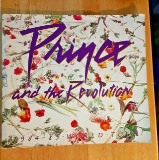 Prince And The Revolution Purple Rain Tour Program 1984 1985 World Tour