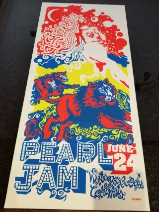 Pearl Jam Poster Columbus 2003 S/n Ap