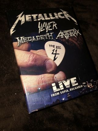 The Big 4:live Box Set (2 Dvd/5 - Cd/book/poster) Metallica_slayer_megadeth_anthrax