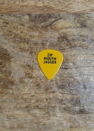 1994 - 1995 Rolling Stones Voodoo Lounge Zip Mouth Jagger Yellow Guitar Pic