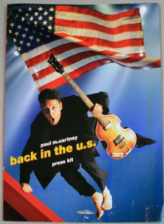 Beatles - Press Kit - Paul Mccartney - Back In The Us Tour - 2002 - Estq
