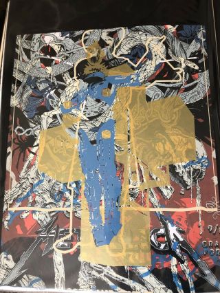 Metallica Official Concert Poster Test Print One Of A Kind 16x20