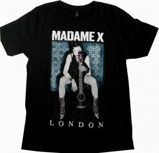 Madonna Madame X Tour London Exclusive Limited Edition T - Shirt Large Palladium
