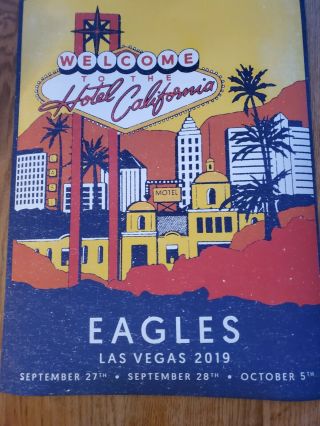 Eagles Hotel California Las Vegas Show Poster
