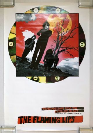Flaming Lips Transmissions From The Satellite Heart 1993 Us Promo Poster Coyne