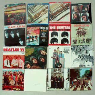 Beatles Complete Set Of 16 Chu Bop - Non Sports Card - Gum - 1980 - Estq