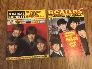 The Beatles 1964 U.  K.  Magazines In Complete