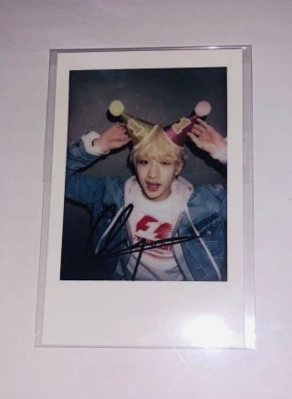 Stray Kids - Bang Chan Hi - Stay Tour Finale In Seoul Official Polaroid