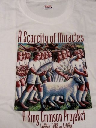 King Crimson 2xl T - Shirt A Scarcity Of Miracles Projekct Tony Levin Fripp