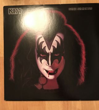 Kiss Gene Simmons Solo Album Vinyl Lp 1985 Us Polygram Issue See Pictures