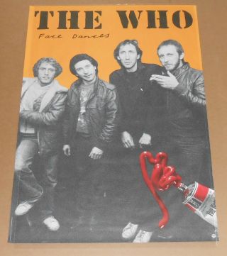 The Who Face Dances Poster 1981 Promo 27x39