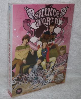 Shinee The 2nd Concert World Ii In Seoul Taiwan 2 - Dvd,  22 Cards (chinese - Sub. )