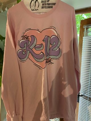 Melanie Martinez Long Sleeve K12 Tour T - Shirt Pink Merch Sz L