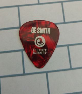 G E Smith The Wall 2012 Tour Red Pearl Guitar Pick Pink Floyd