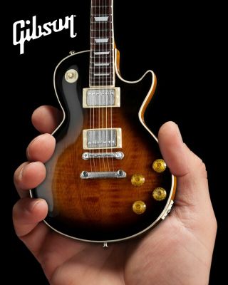 Gibson Les Paul Traditional Tobacco Burst Handcrafted 1:4 Scale Mini Guitar