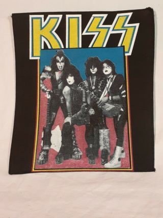 Kiss Backpatch Creatures Of The Night Full Band Pose - 1980 