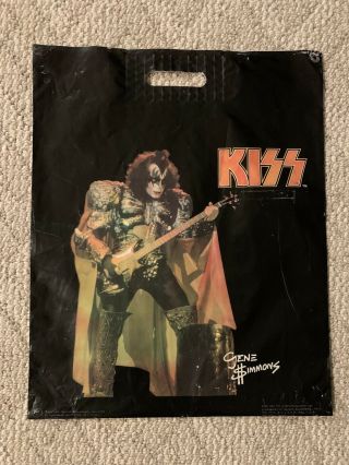 Kiss 1980 Australian Gene Simmons Concert Showbag Aucoin Rare From Aussie Tour