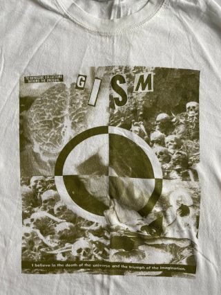 G.  I.  S.  M.  Official T - Shirt 2016 Japan Crust Punk Gism Sakevi Yokoyama