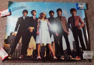 Rare Blondie 1979 Band Poster Vintage By Hotline Debbie Harry